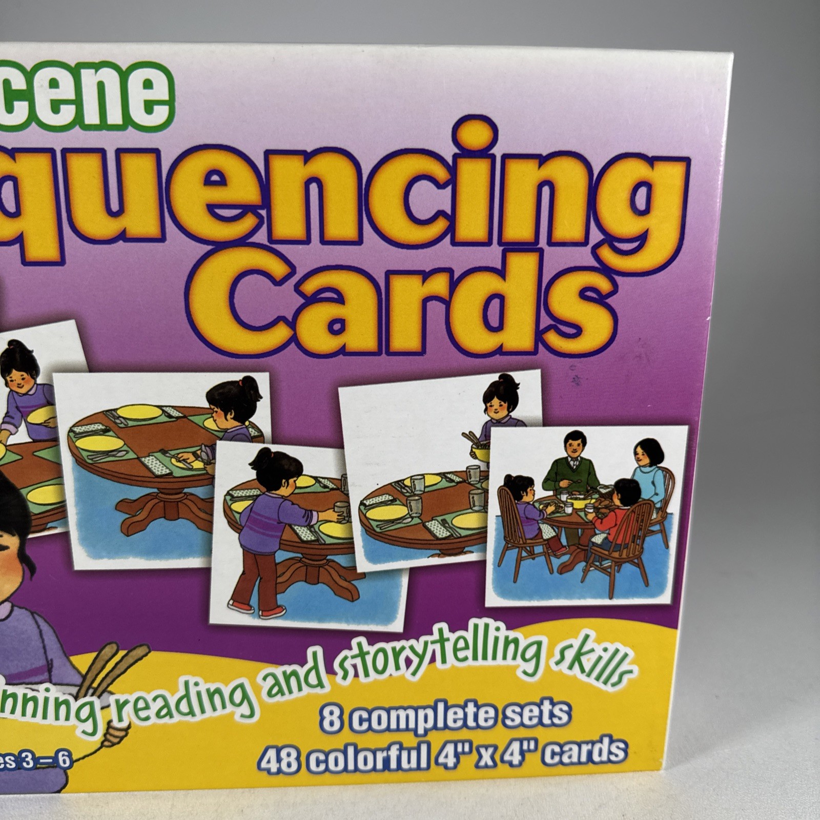 Educational 6-Scene Sequencing Cards ~ Kids Learning Game Cards-Complete