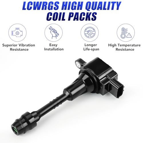 Set of 4 Ignition Coil Pack and Spark Plugs Fits for Nissan Sentra 1.8 L4 2002