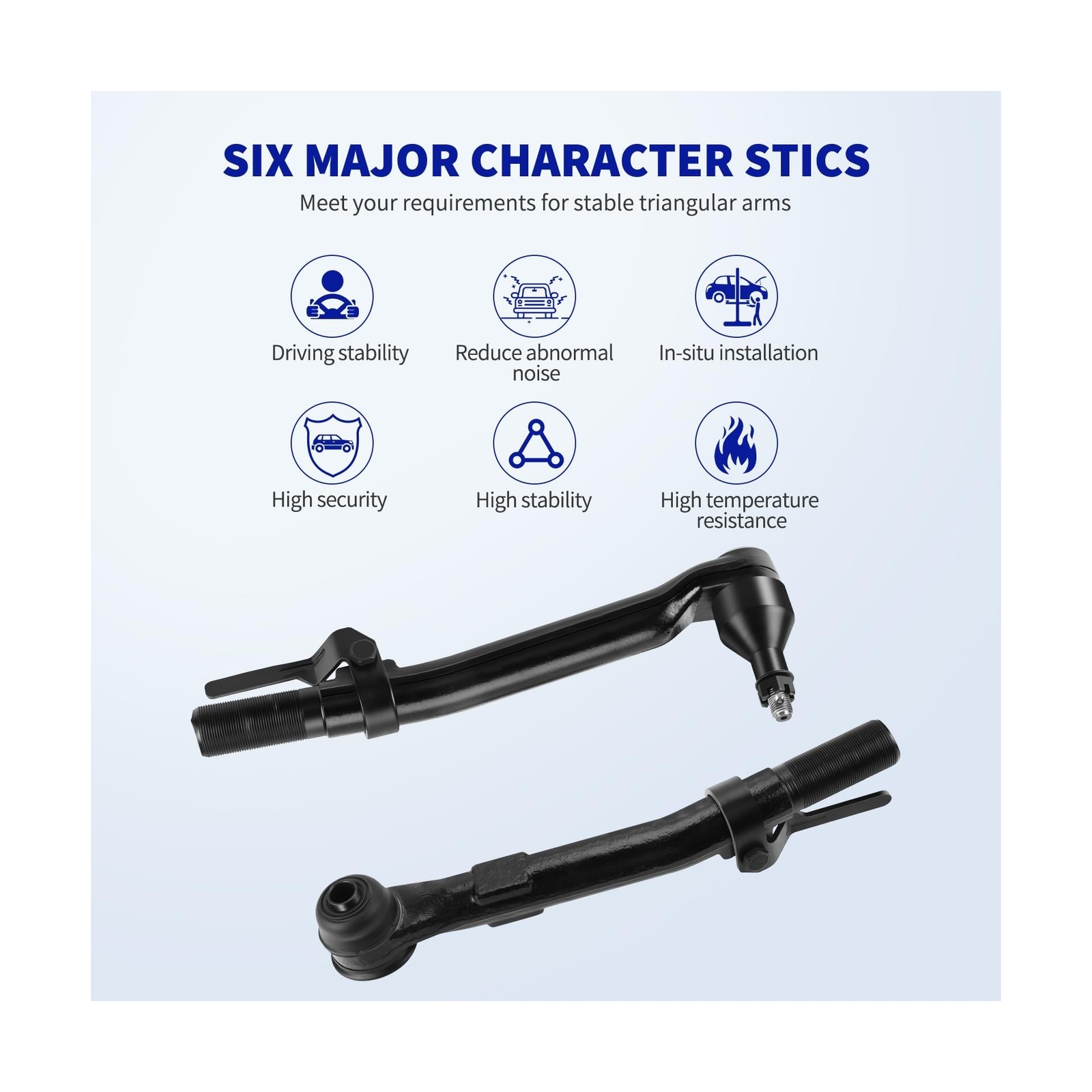 LCWRGS Front Tie Rod Ends Kit for 2005-2016 Ford F-250 F-350 Super Duty 4WD 4…