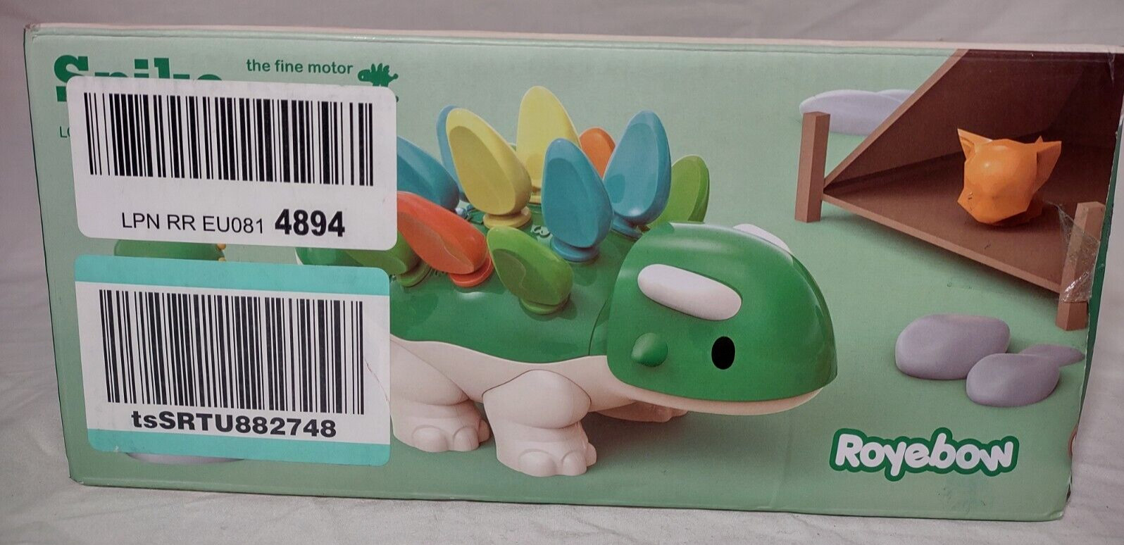 Baloco Kids Spike The Ankylosaurus Sensory Montessori