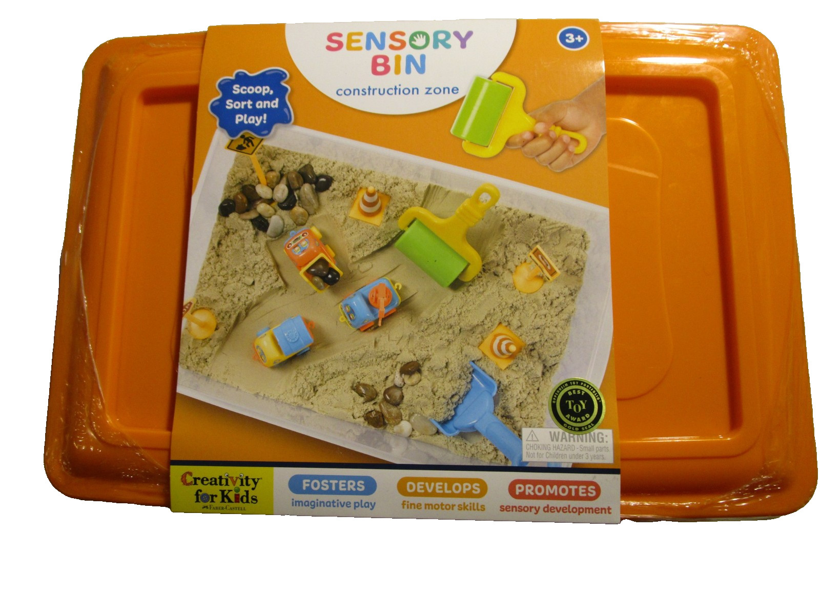 Creativity for Kids Sensory Cube: Construction Zone Playset – Preschool. J13