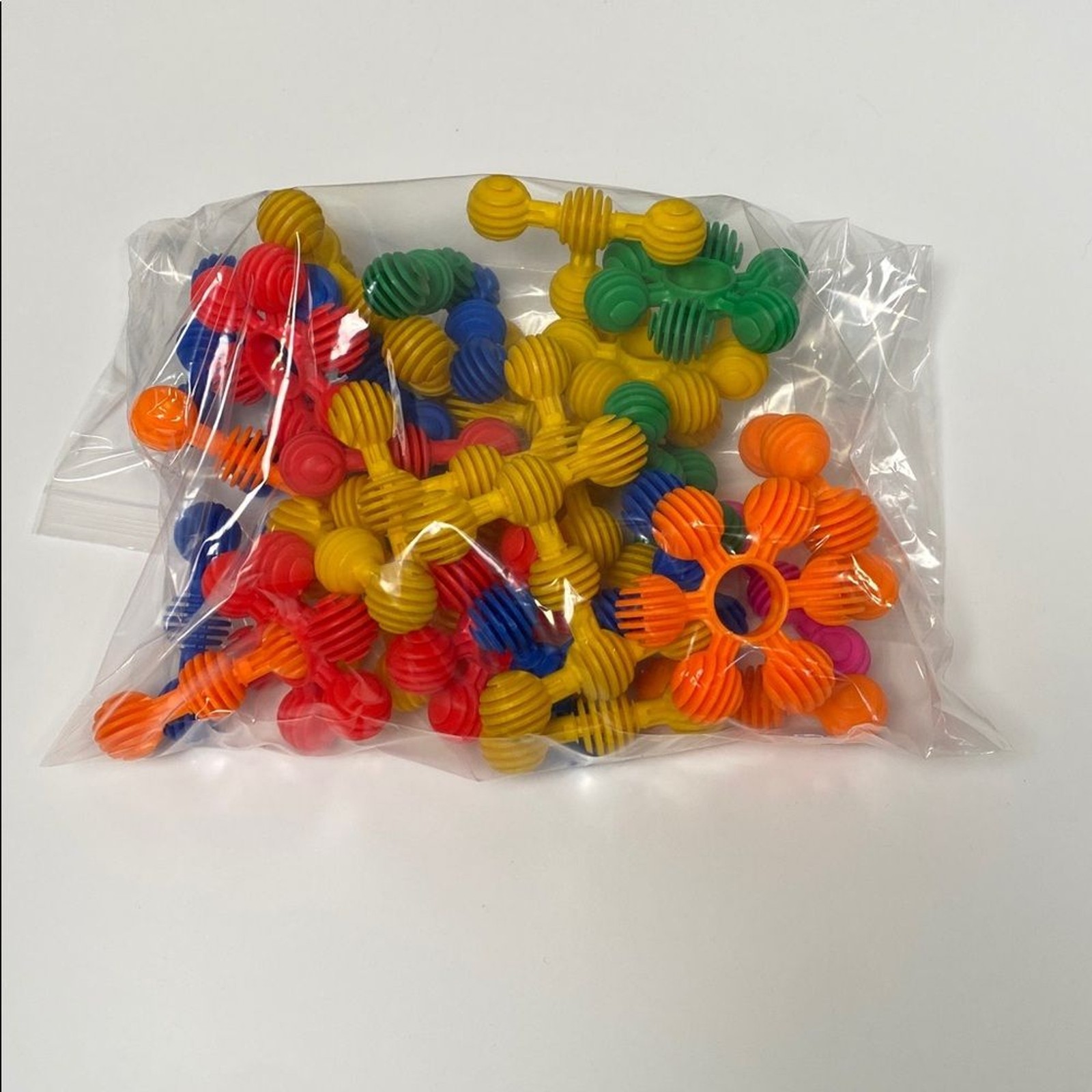 Thirty One Piece Colorful Interlocking Ball Connector Building Toy Set STEM