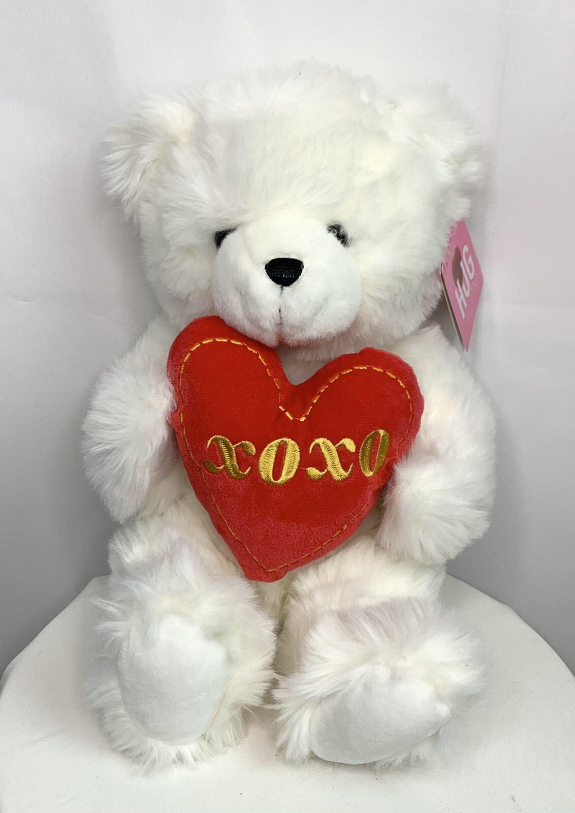Plush Bear with Heart 12 inch “HUG ME”
