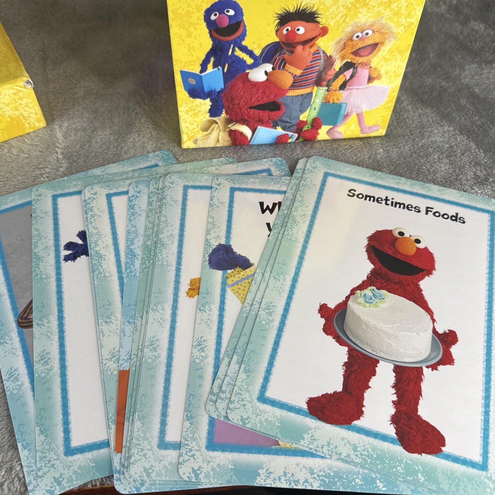 Sesame Street Elmo’s Learning Adventure Flash Cards Educational 2011