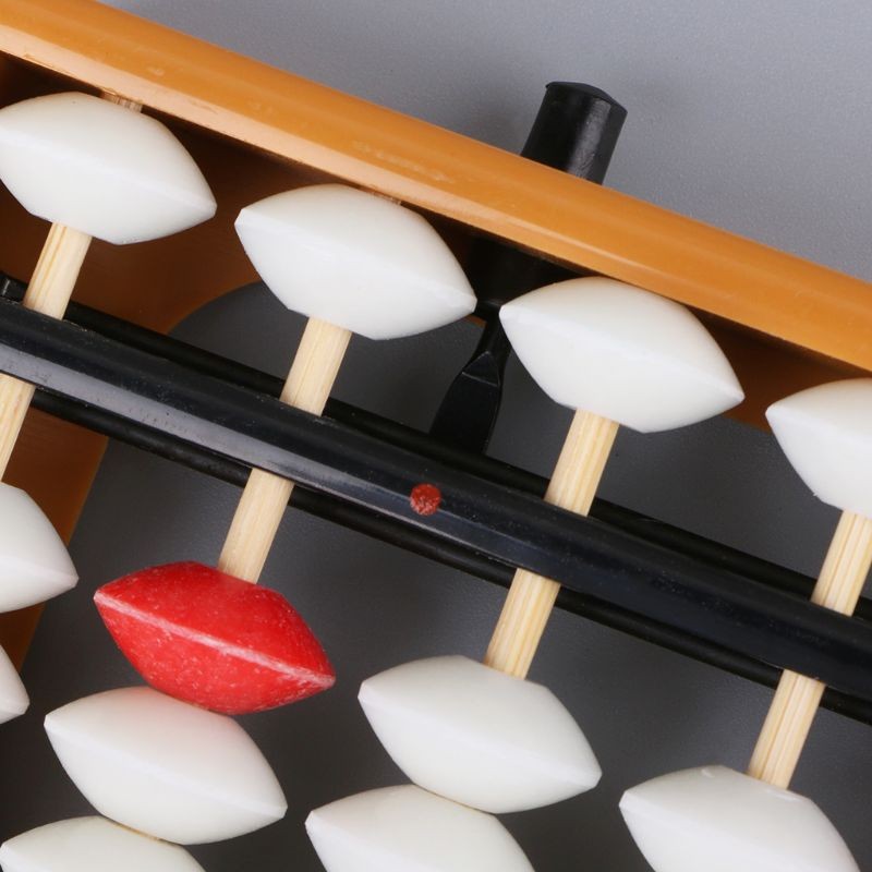 Portable Japanese 13 Digits Column Abacus Soroban Caculating School f