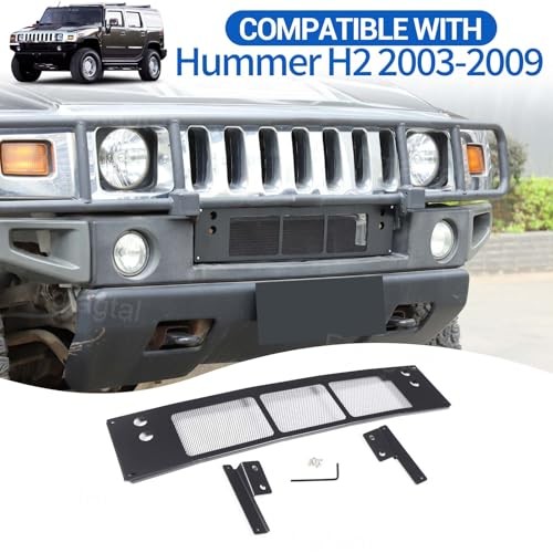 Front Lower Grill Trim Mesh Insert Replacement Compatible with Hummer H2 2003