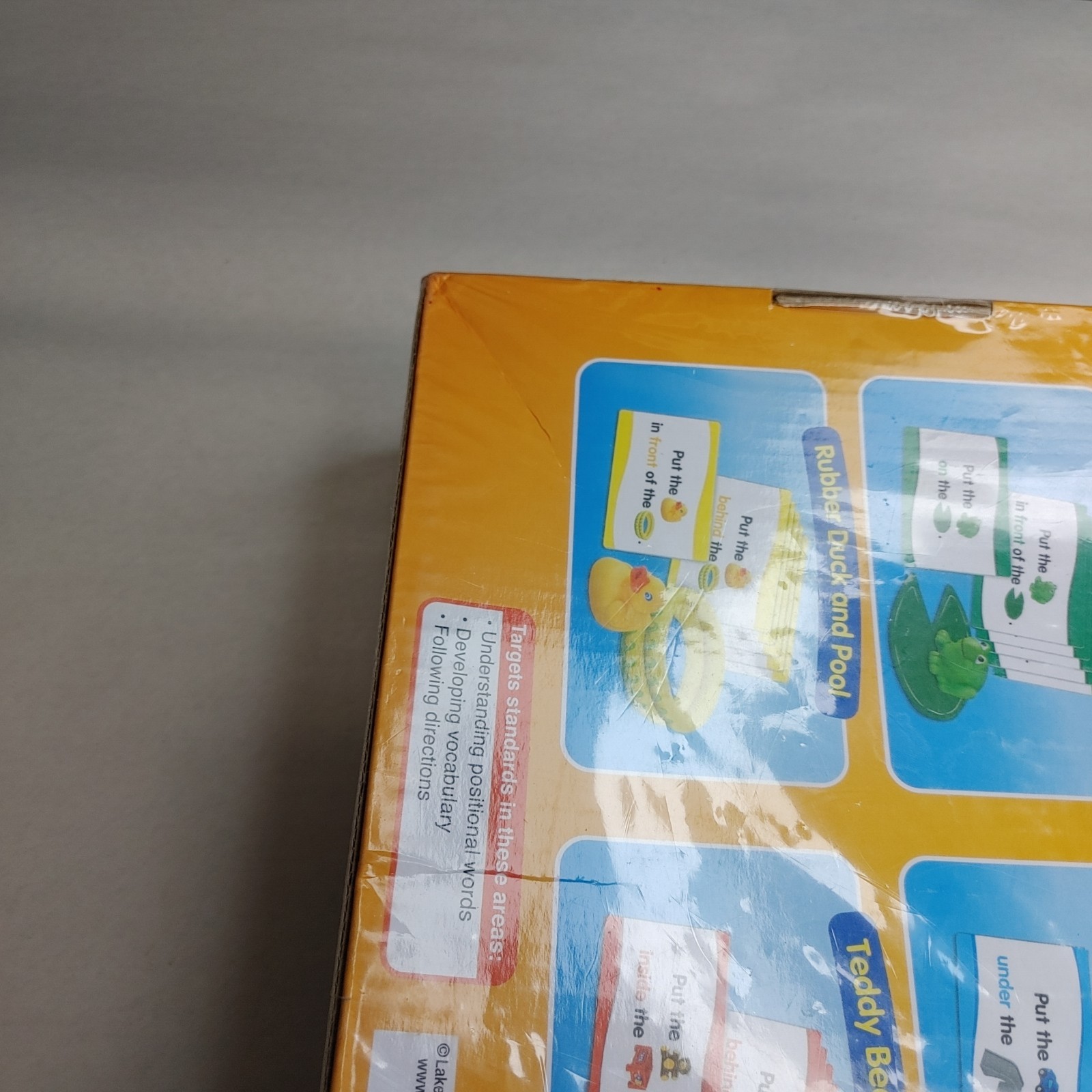 Lakeshore Positional Words Resource Box Ages 3+ PP949 Sealed (READ)