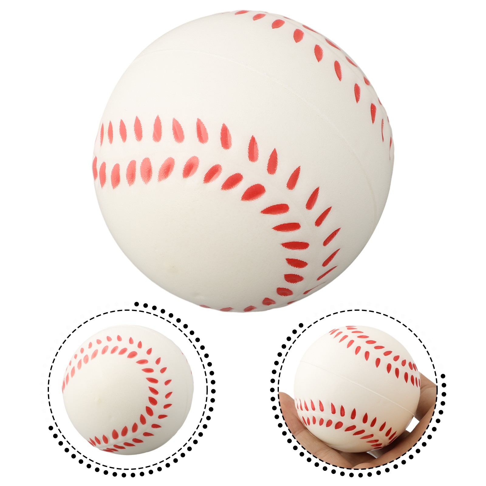 Colorful Solid Soft Squeeze Ball Fun Toy for Relieving Stress and Anxiety