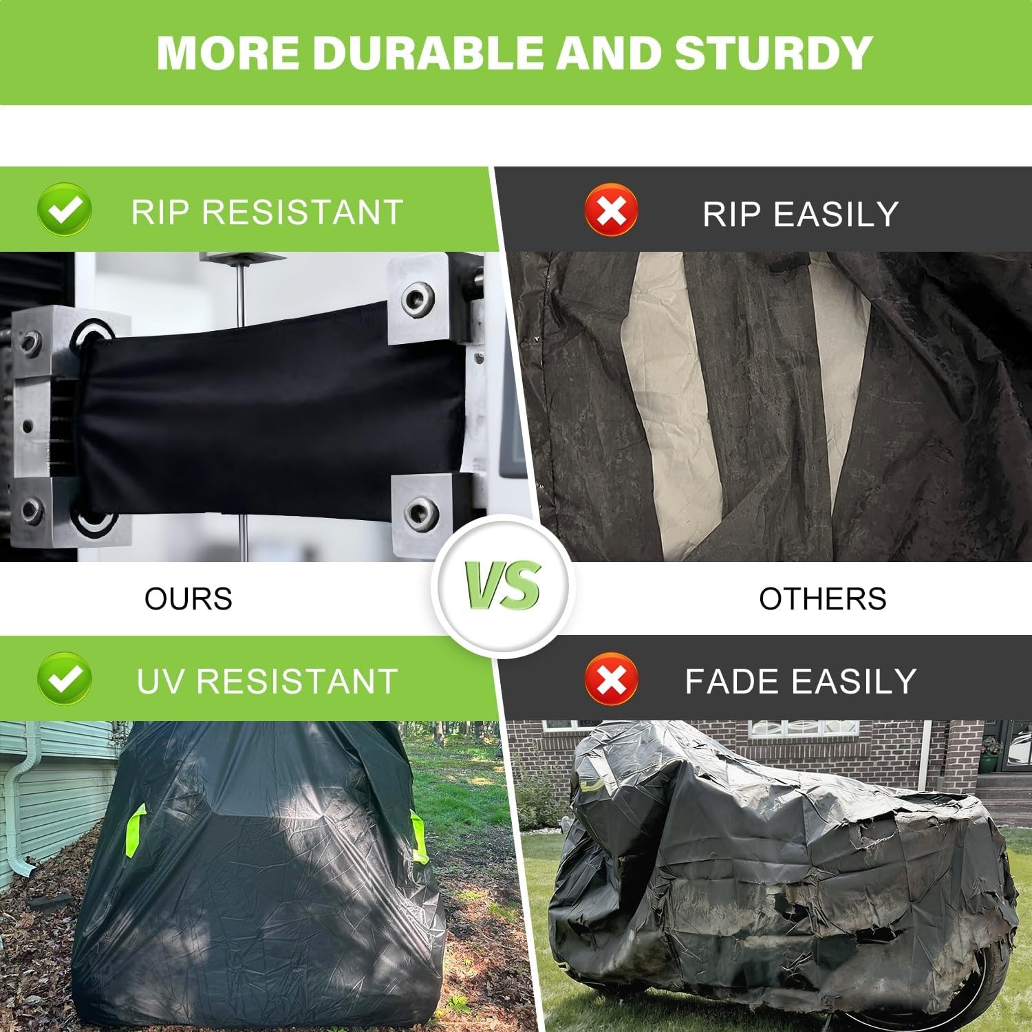 ATV Cover Waterproof Outdoor Heavy Duty 4 Wheeler Cover 420D All Weather Quad…