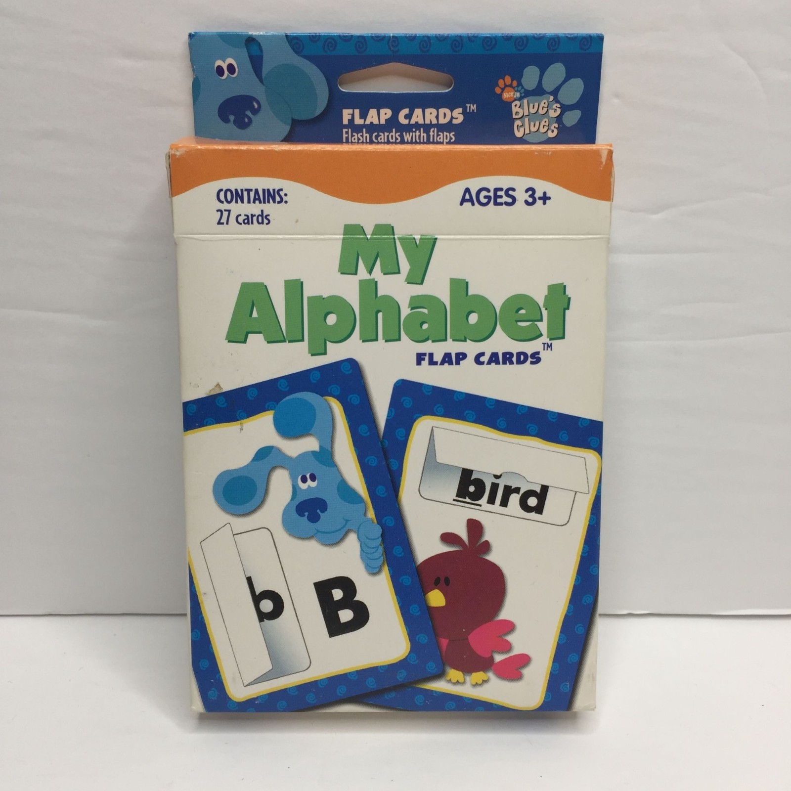 Learning Horizons Blues Clues My Alphabet Flap Flash Cards Ages 3+ Educational