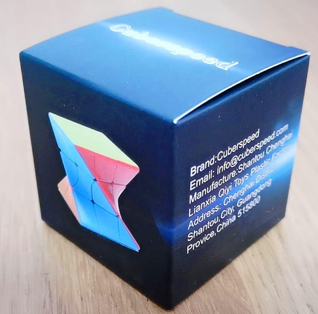 CuberSpeed Twist 3 x 3 Stickerless Speed Cube From Japan