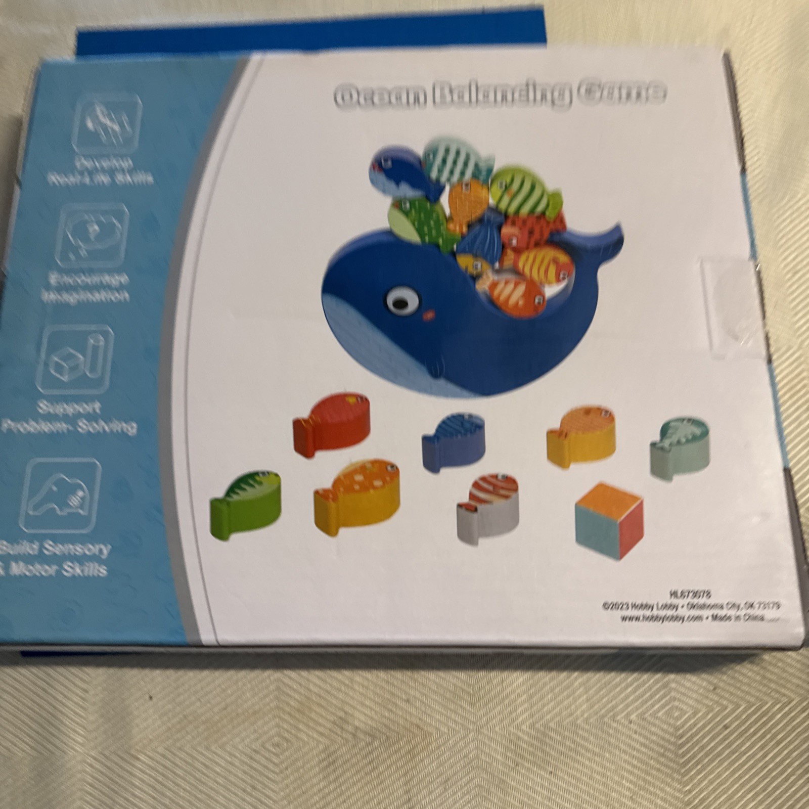 Ocean Life Creatures Whale & Friends Balance Game Learning Motor Skills New