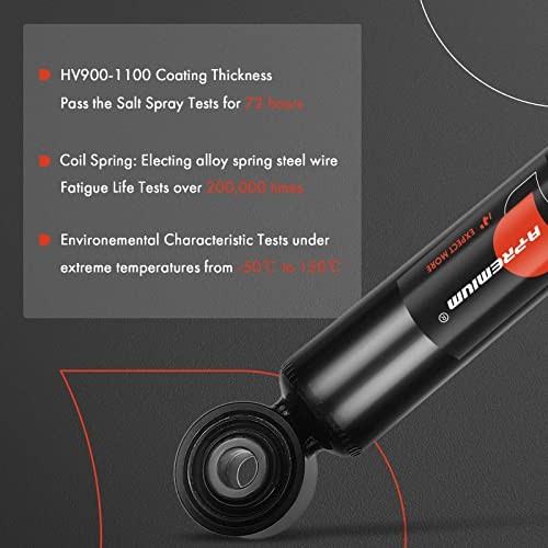 A-Premium Rear Suspension Shock Absorber Compatible with Volkswagen Jetta