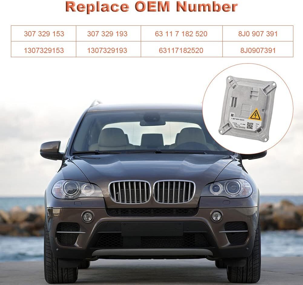 Xenon HID Headlight Ballast Compatible with BMW 328i 328xi 335i 335xi M3