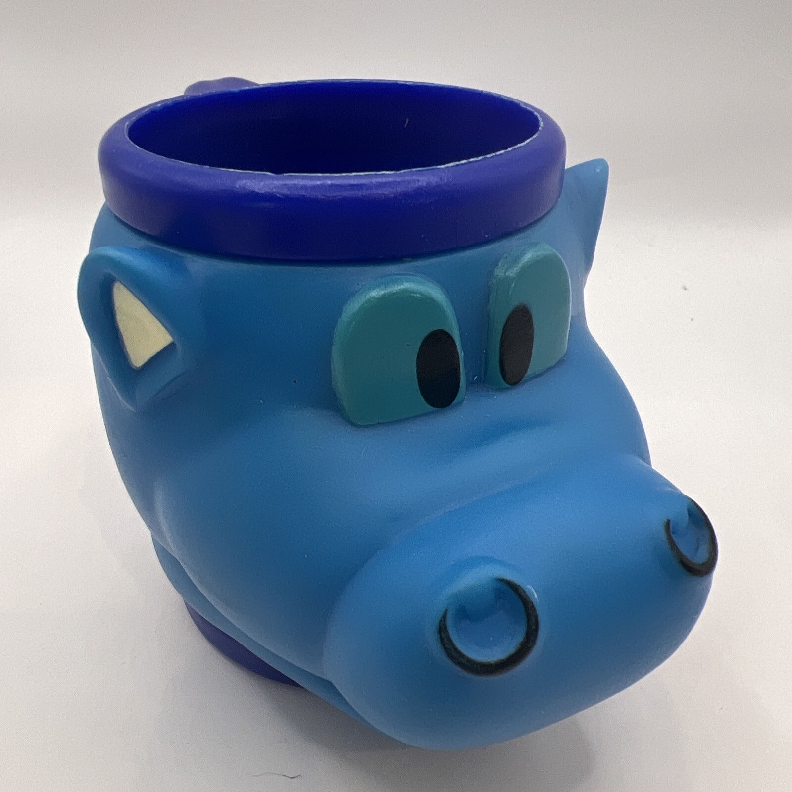 2003 Super Duper Publications Animal Set 4 Mugs Monkey Elephant Hippo Rhino
