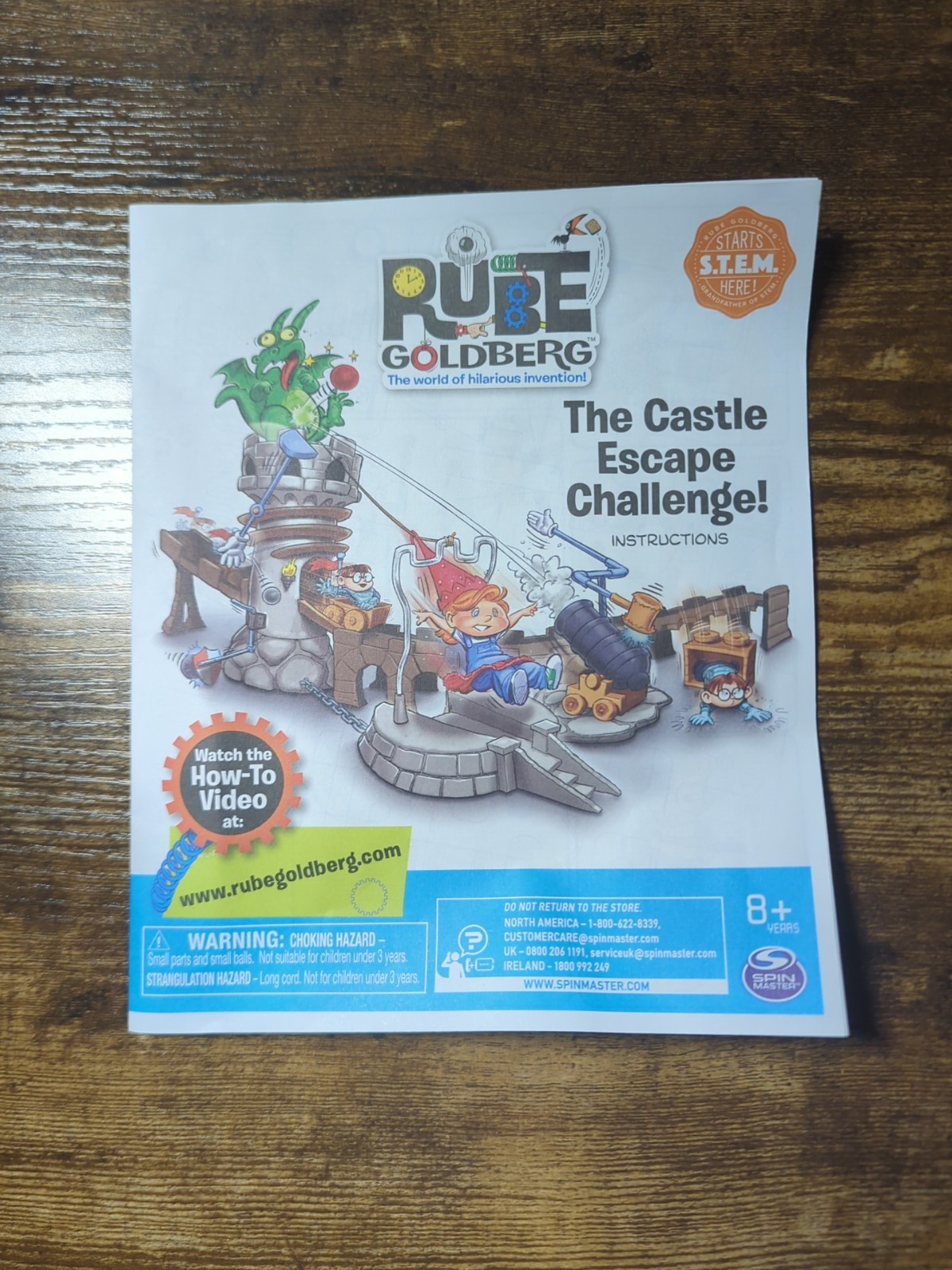 Wonderology Rube Goldberg The Castle Escape Challenge S.T.E.M. STEM