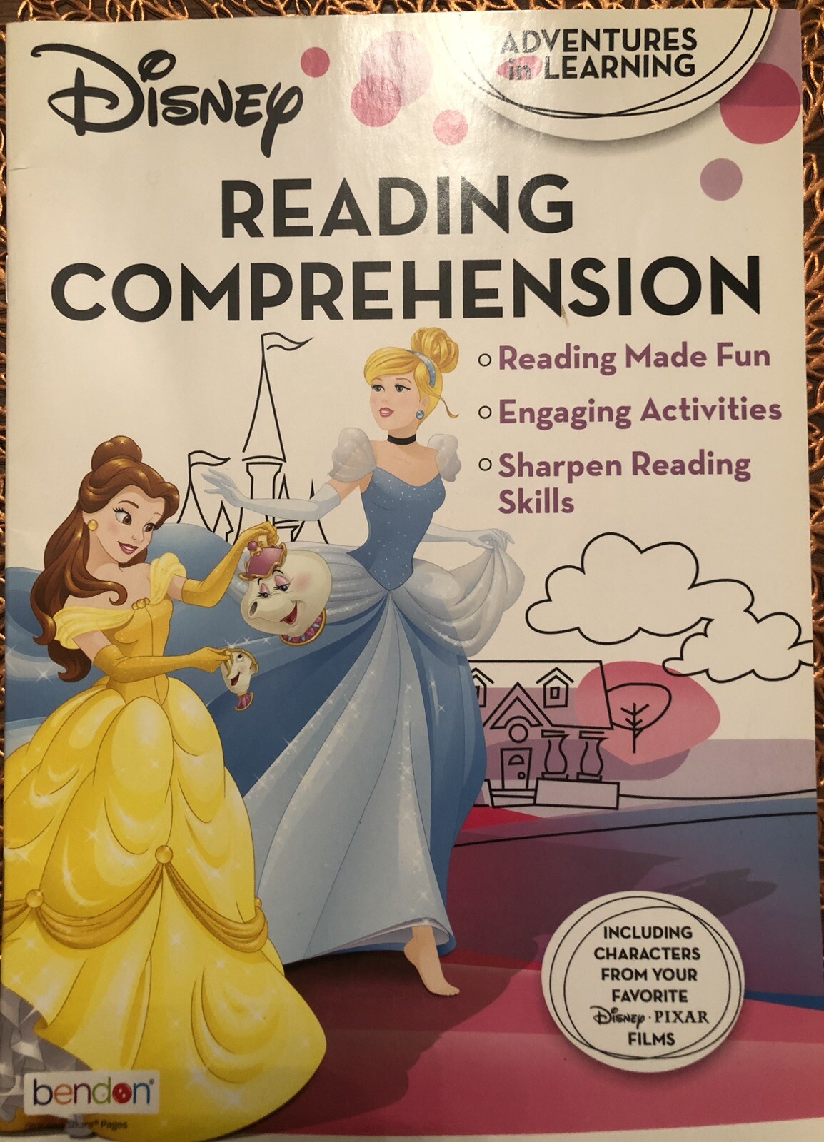 Disney Princess Reading Comprehension Workbook Elementary Level Homeschool