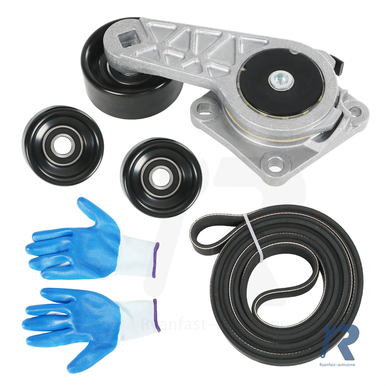 NEW Engine Serpentine Belt Drive Kit Compatible with Ford F-250 Super Duty