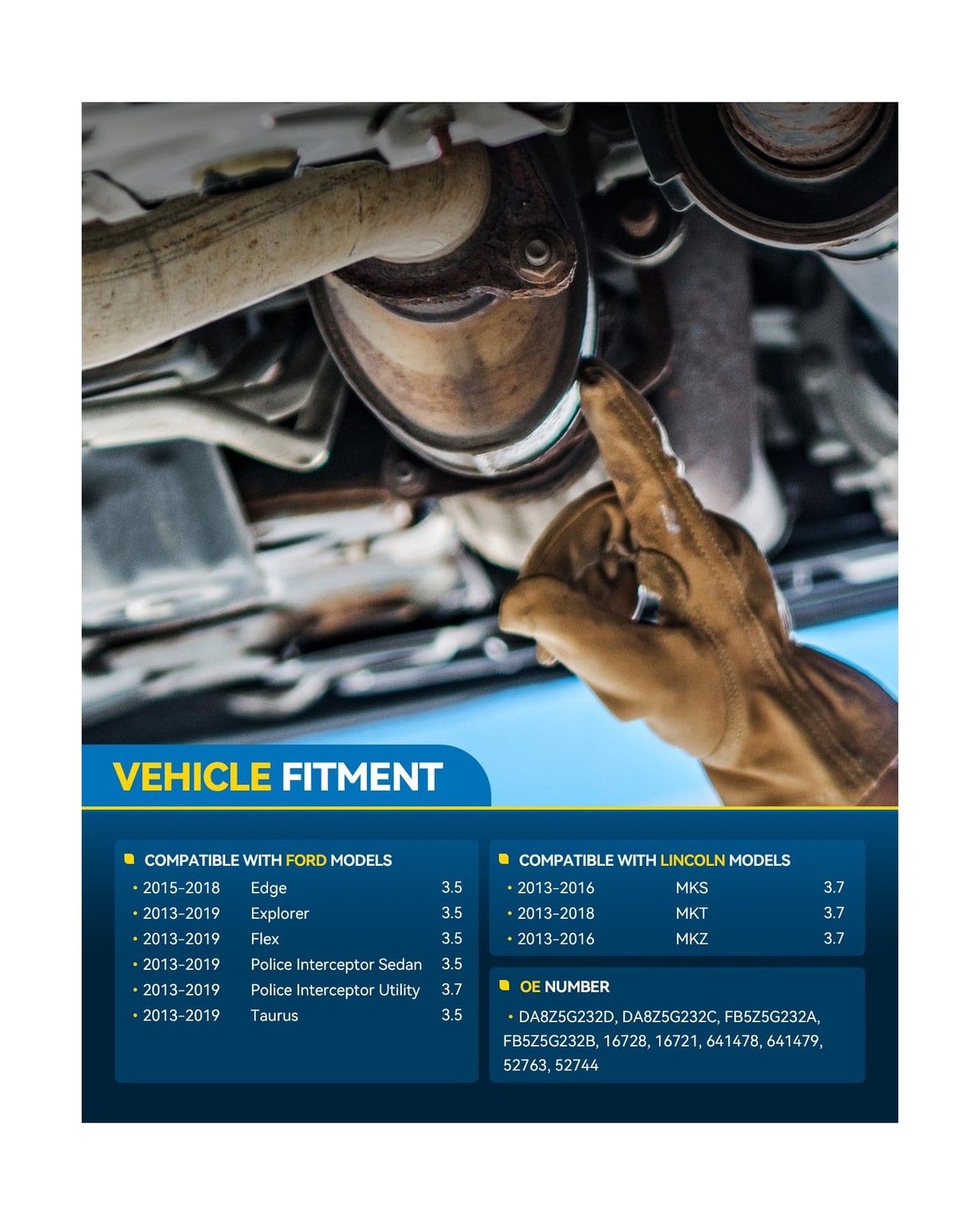 PHILTOP Left and Right Catalytic Converter Replacement For 2013-2019 Explorer…