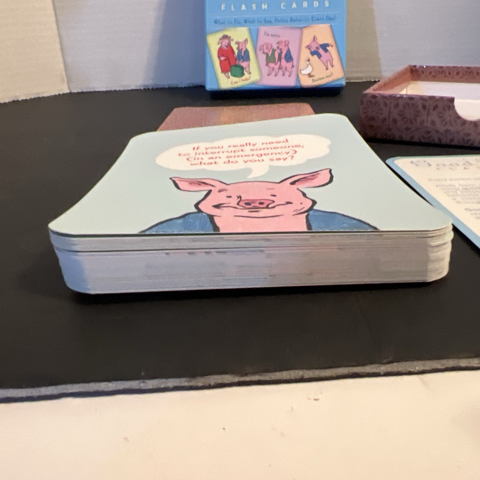 eeboo Good Manners Flash Cards What to Do, What to Say, Polite Behavior Everyday
