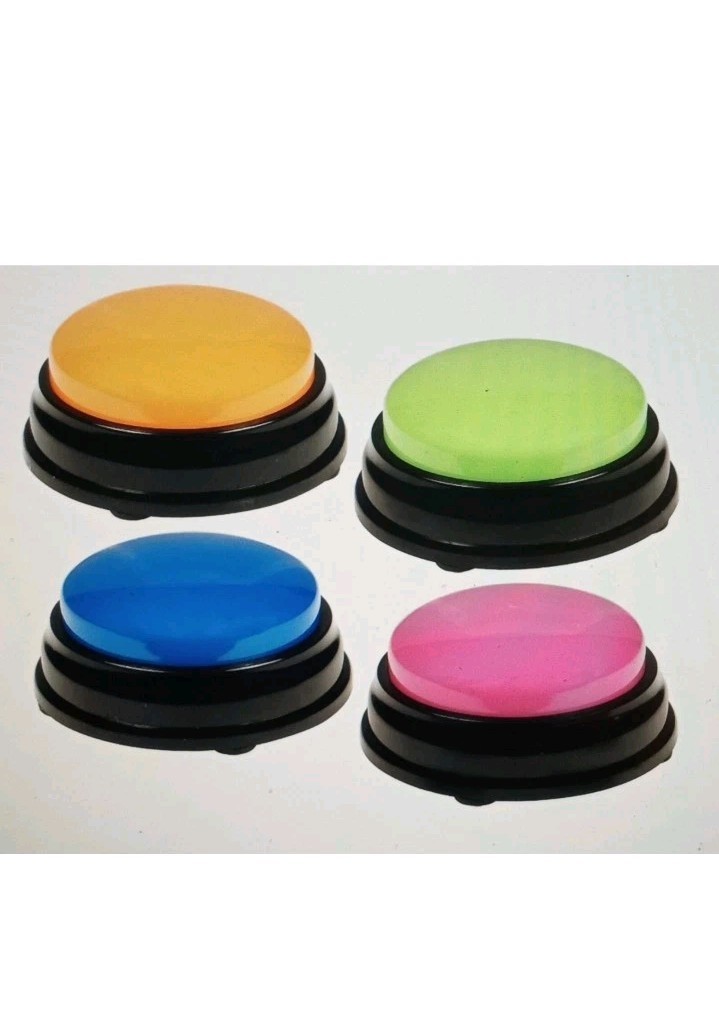 New Teaching Tree Assorted Colored Answer Buzzers, Set of 4 Free Shipping