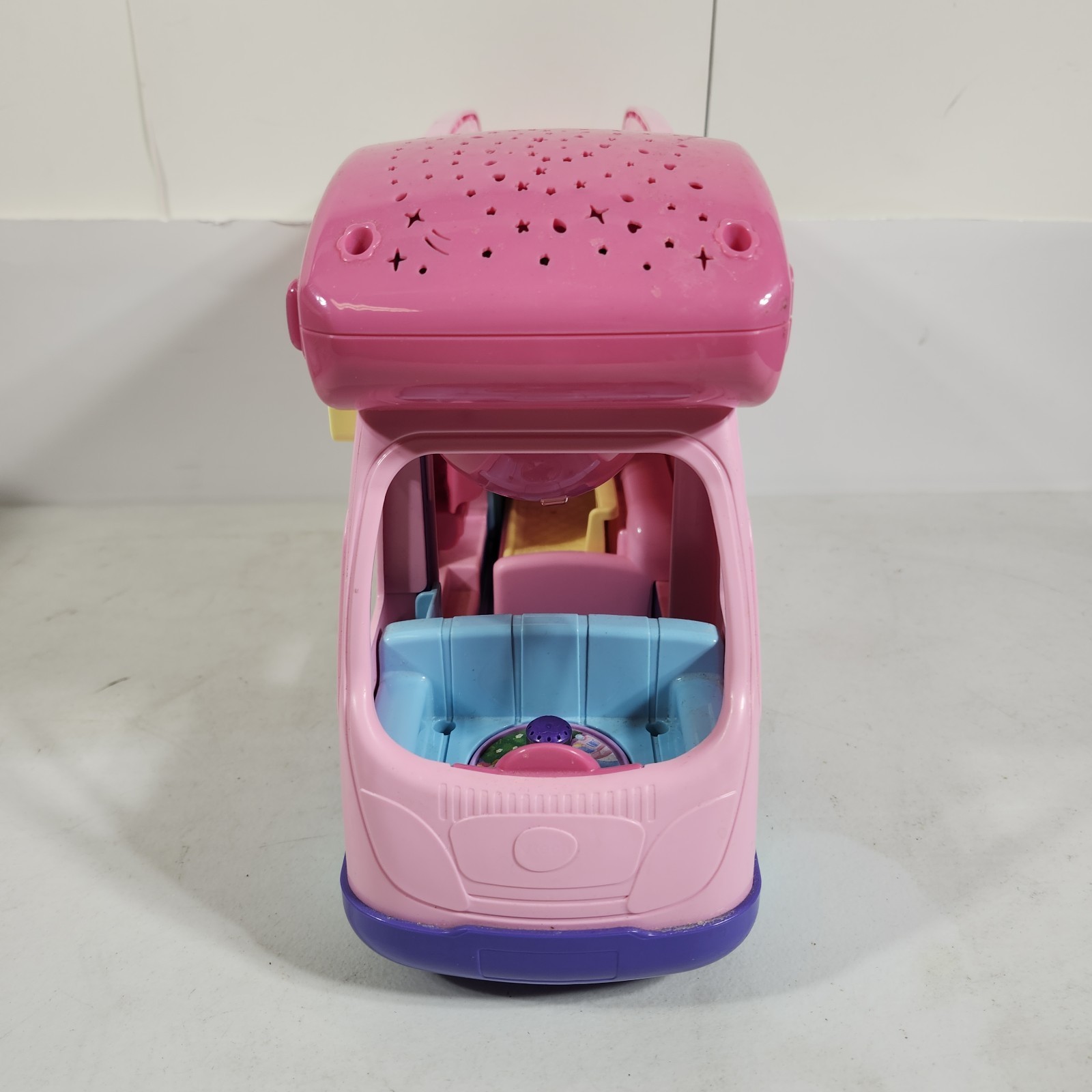 VTech Starlight Vacation Camper Pink Teaching Kids Toy Vehicle Tested Works