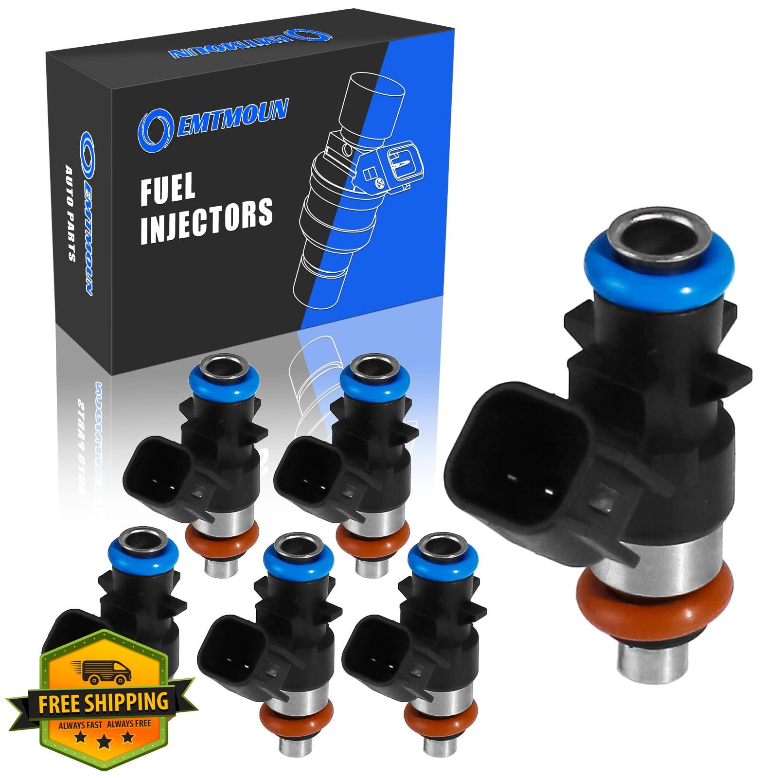 EMTMOUN 6PC Fuel Injectors 3.6L V6 FJ1147