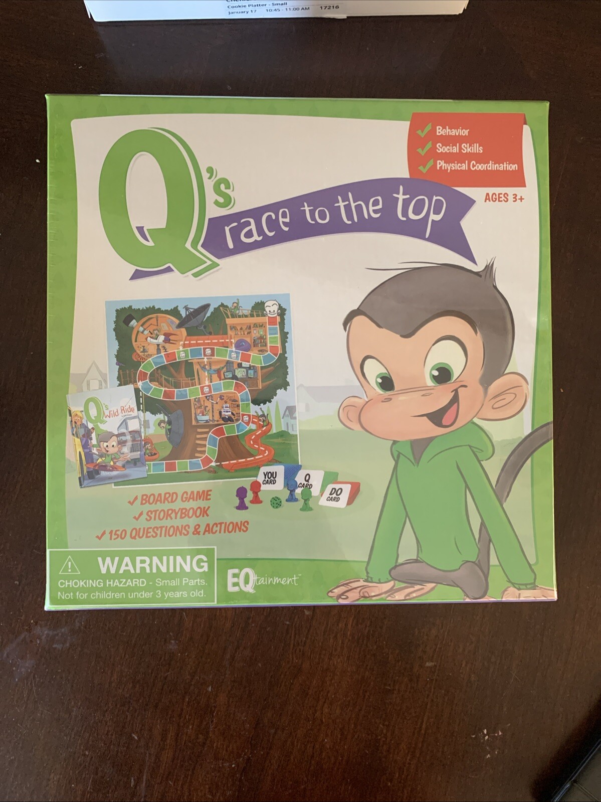 EQtainment Q’s Race to the Top Educational Board Game 150 Q & Actions New