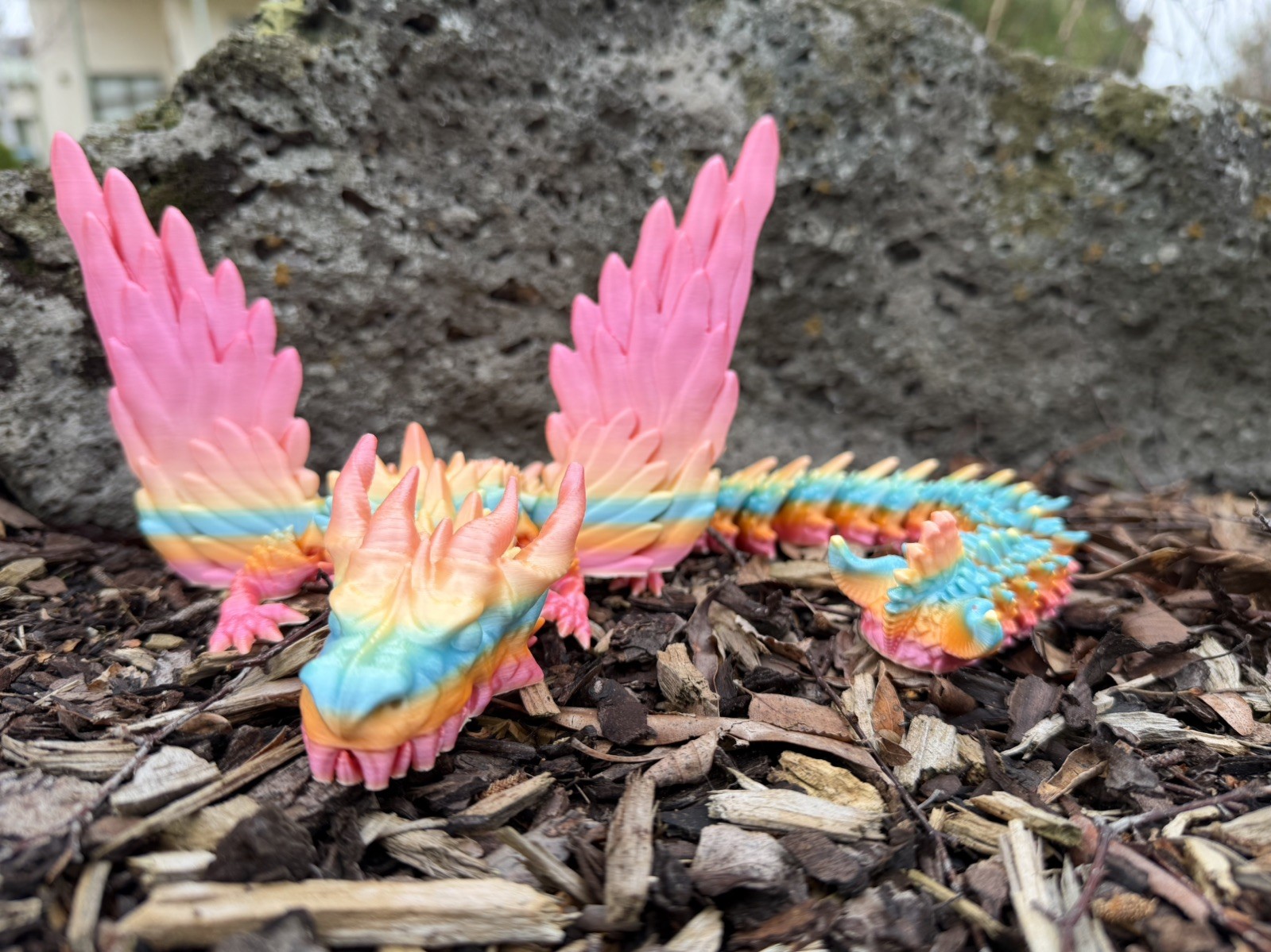Rainbow Dragon Articulated