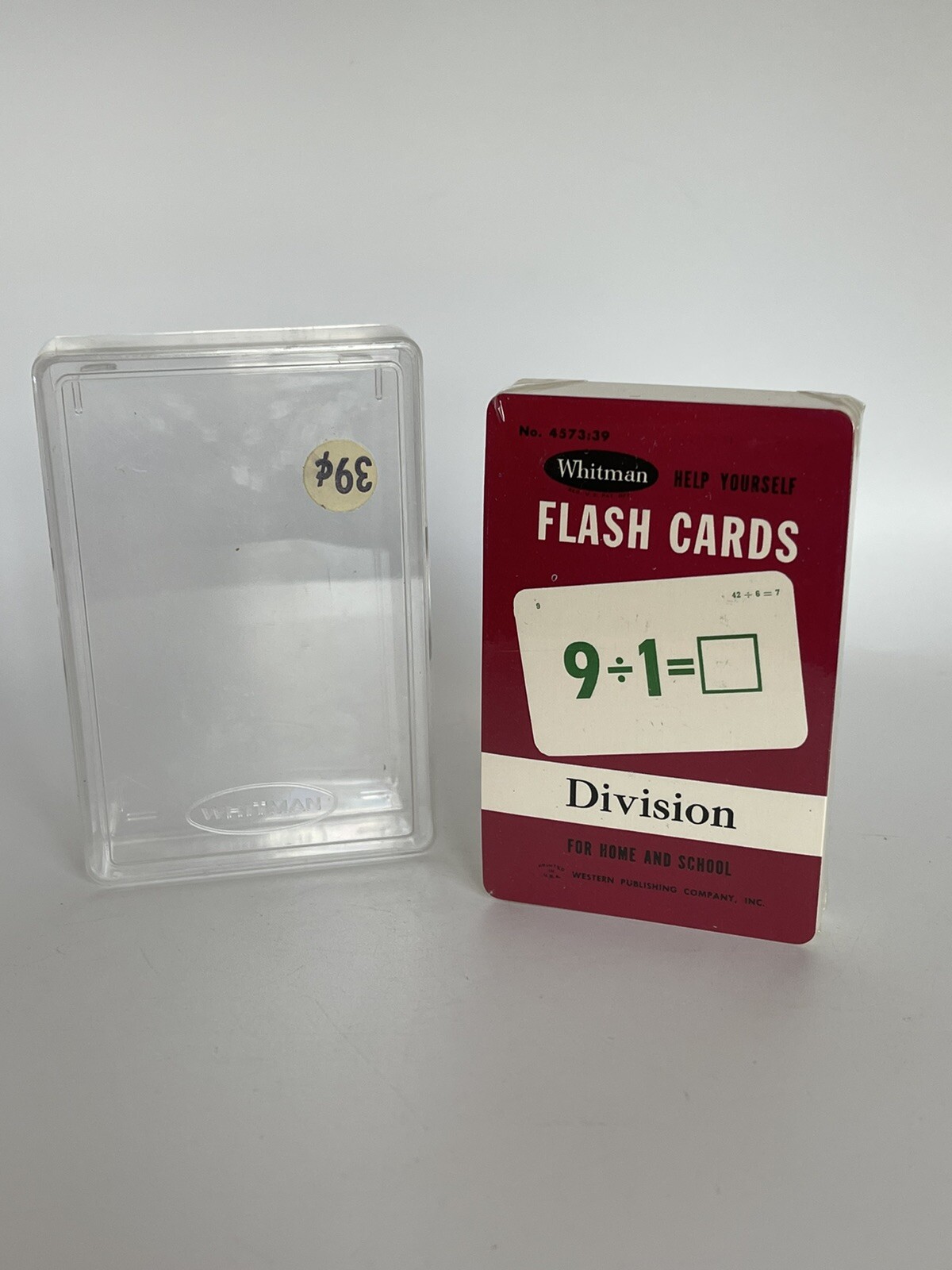 Vintage Whitman Division Flash Cards 4573:39 Unopened 1960’s New Retro School