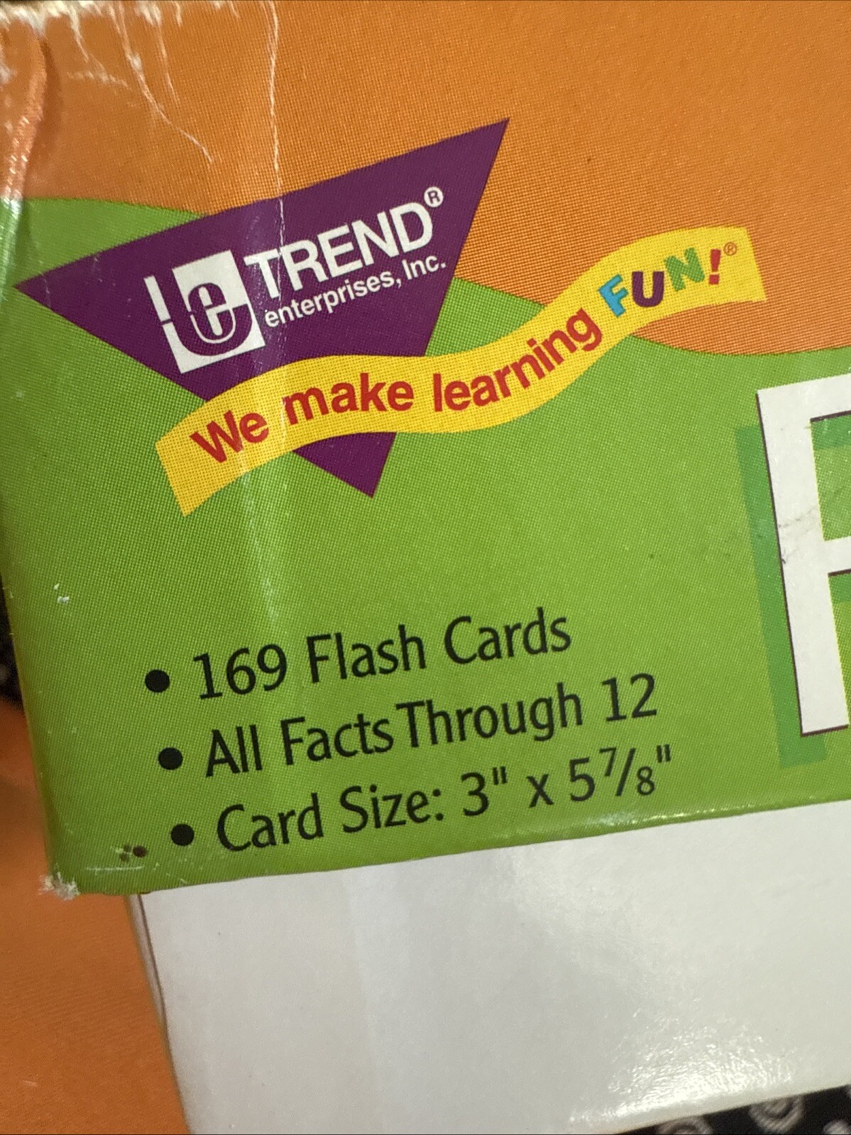 TREND ENTERPRISES Subtraction 0-12 (all facts) 169 Flash Cards, 6″ x 3″, 53202