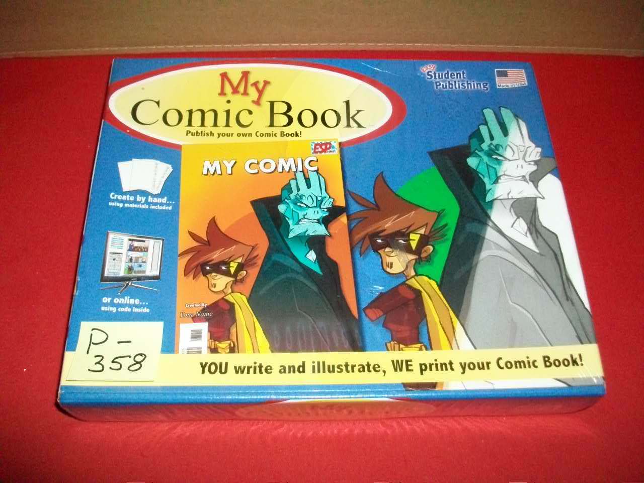 BRAND NEW STUDENT PUBLISHING “MY COMIC BOOK” YOU WRITE & ILLUSTRATE THEY PUBLISH