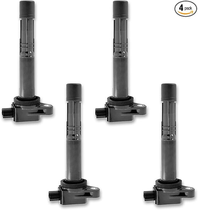 Ignition Coil Pack Set of 4 Replacement for Honda Accord Civic SI CRV Crosstour