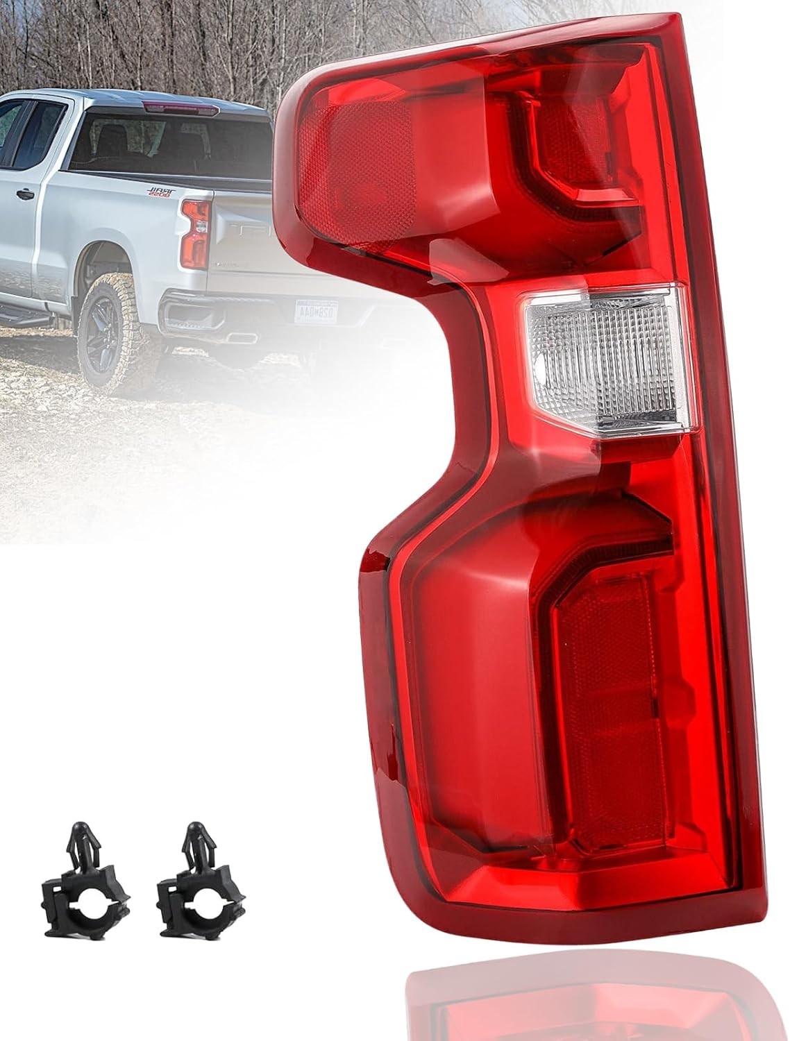 Chevy Silverado LED Tail Light Assembly 2019-2023 Left Side