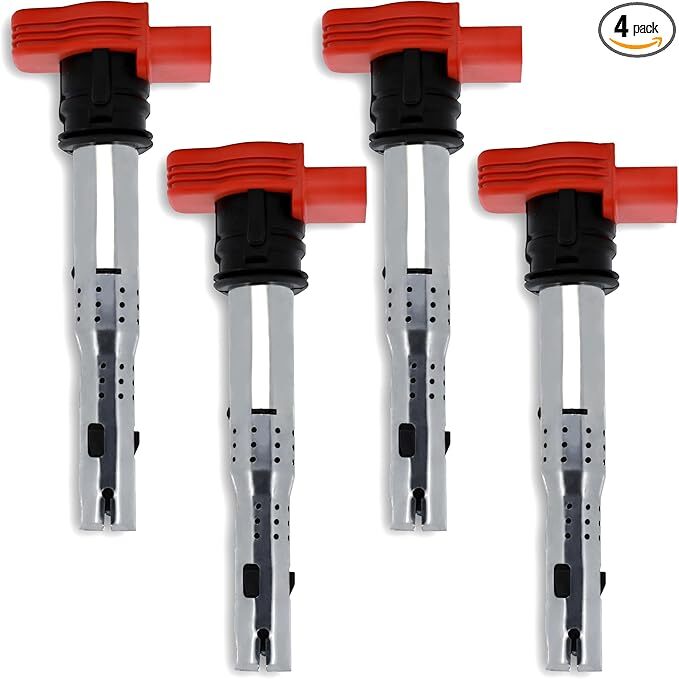 Set of 4 Ignition Coils Replacement for 2.0T Audi A4 A6 Volkswagen VW CC Passat