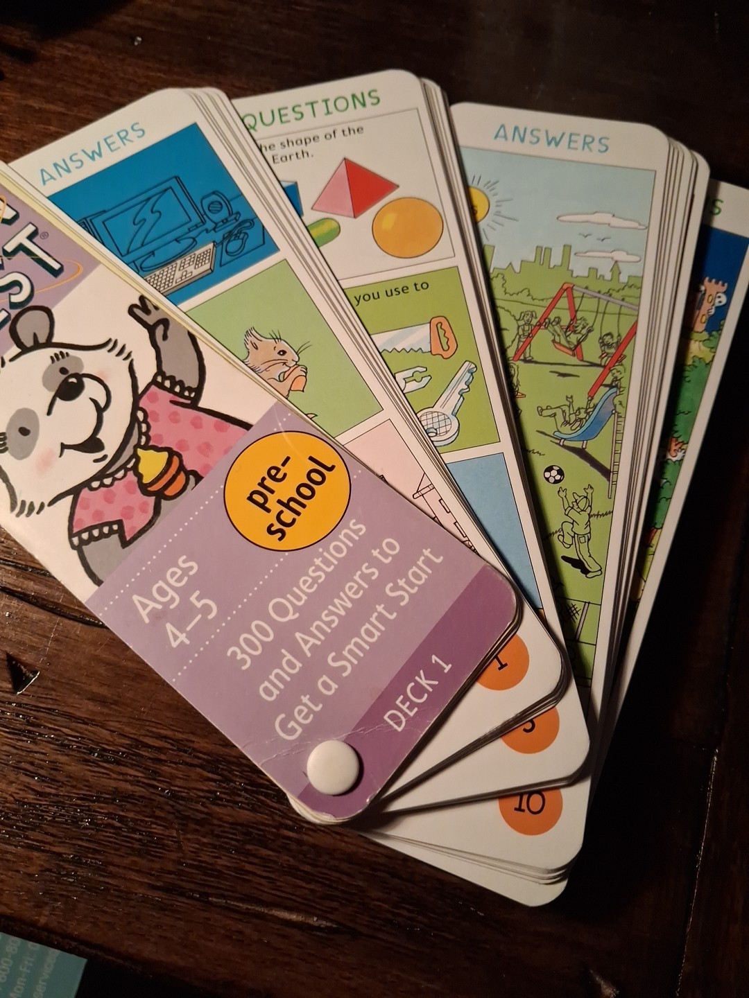 Brain Quest Pre School Deck 1 Ages 4 To 5 Revised 4th Edition