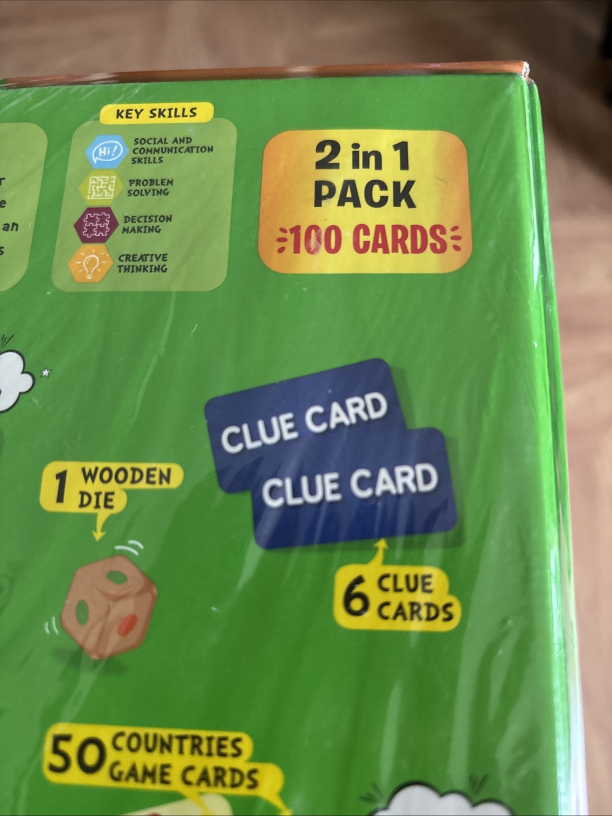 NIB Skillmatics Guess in 10 Card Game Animal Planet & Countries Of The World