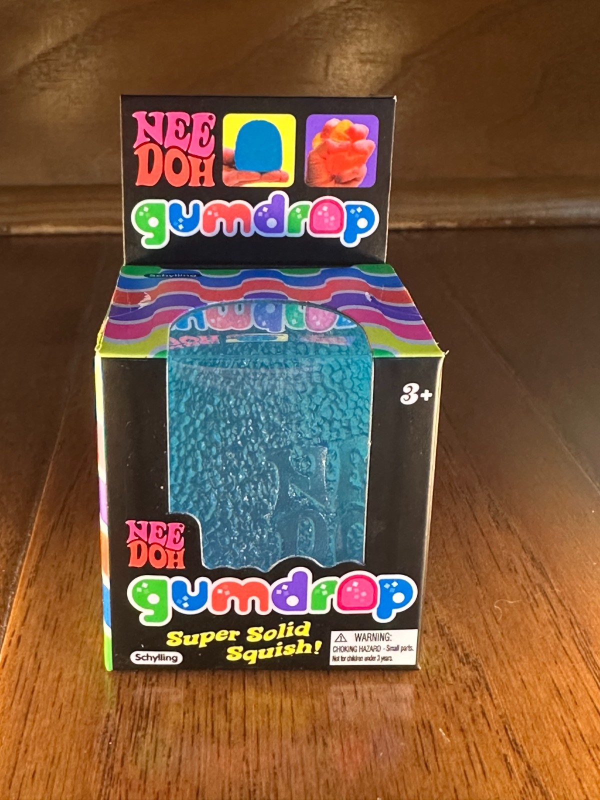 NeeDoh BLUE Gumdrop Textured Sensory Toy w/Super Solid Squish – NEW, SEALED