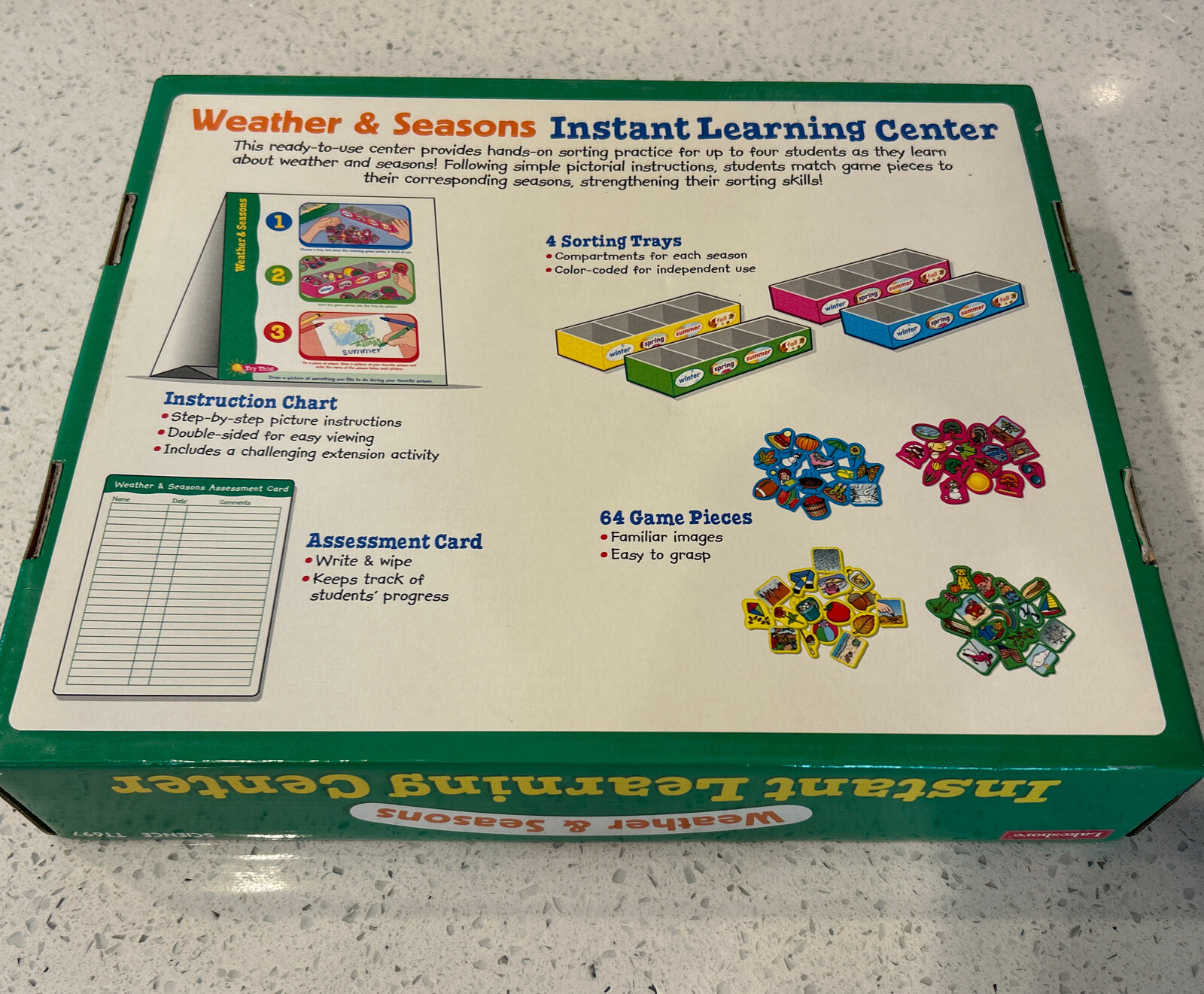 Lakeshore Science LEARNING CENTER WEATHER & SEASONS New TT697 Education