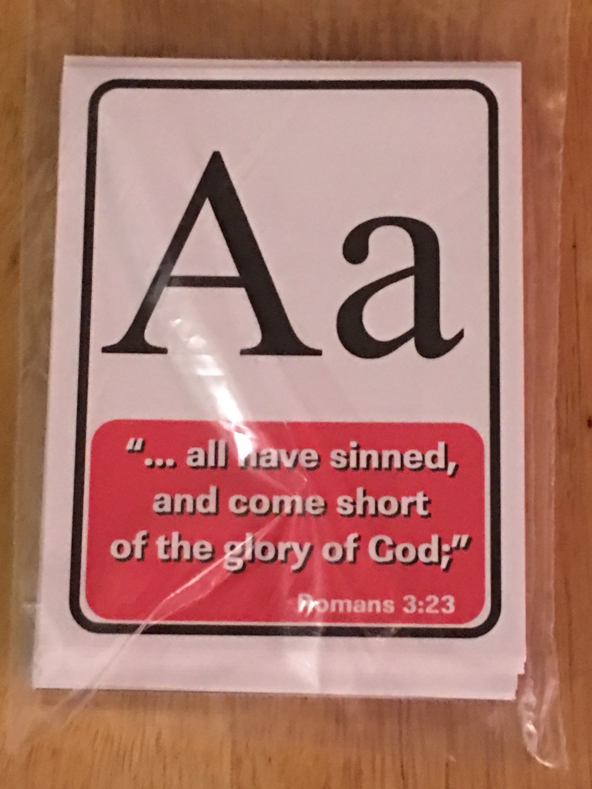Alphabet Bible Verses For Children – Mini Student Deck 3.25 x4.25