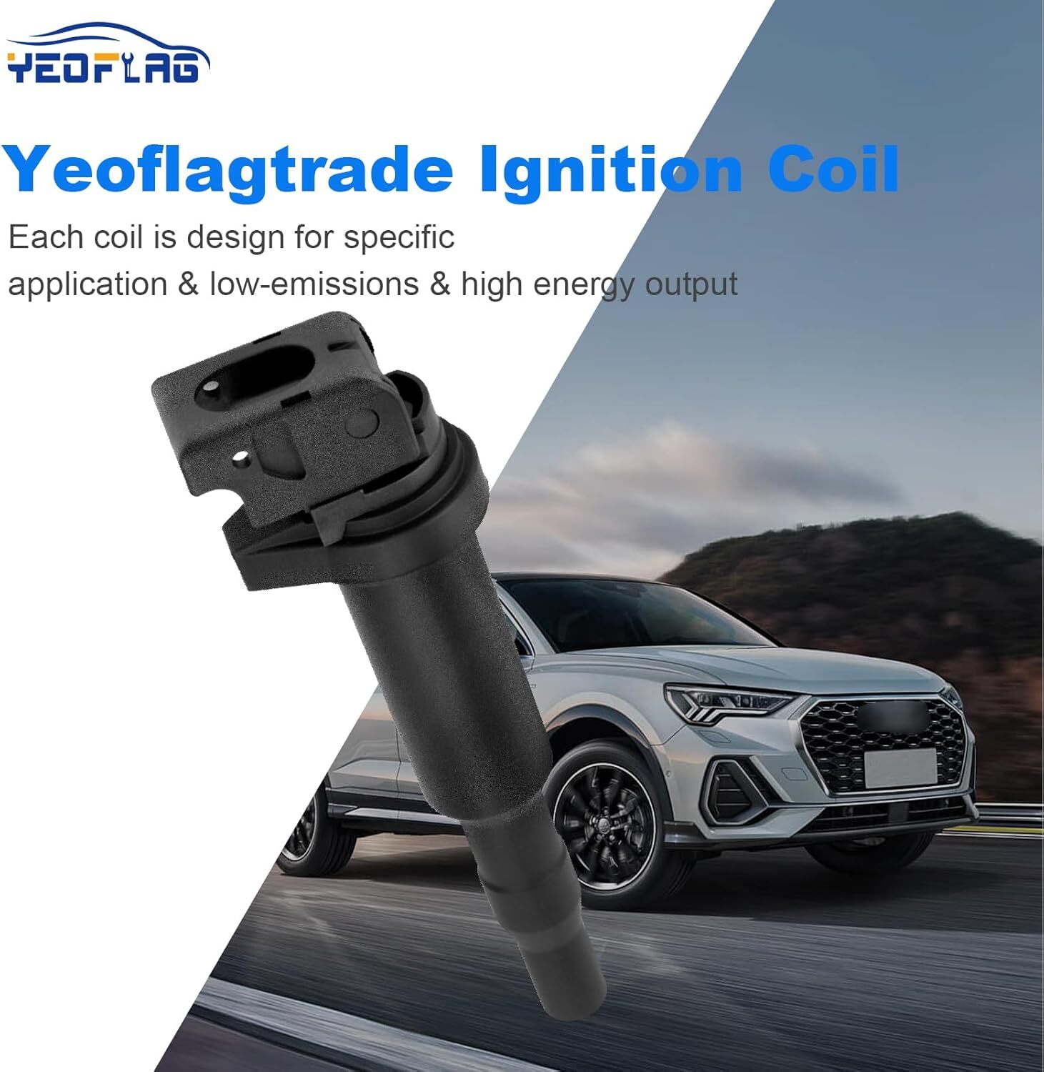 Set of 6, UF592 Ignition Coil Pack Compatible with BMW 128i 135i 335i 325i 328i