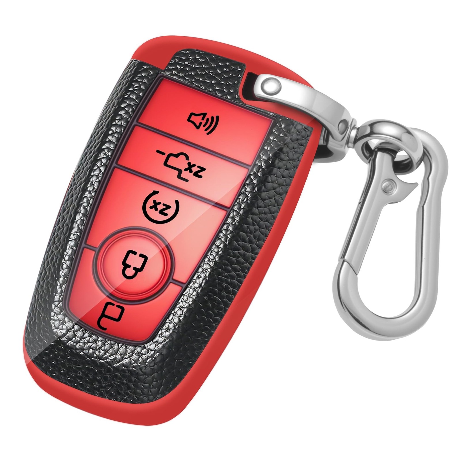 for Ford Key Fob Cover F150 Accessories, Key Fob Cover Case Shell for Ford Ex…