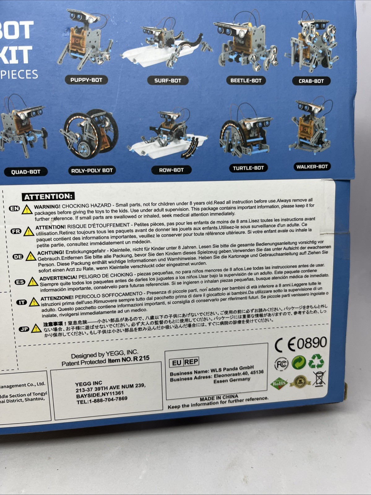 SillBird STEM 12-in-1 190 Piece Education Solar Robot Toy Homeschool Learning