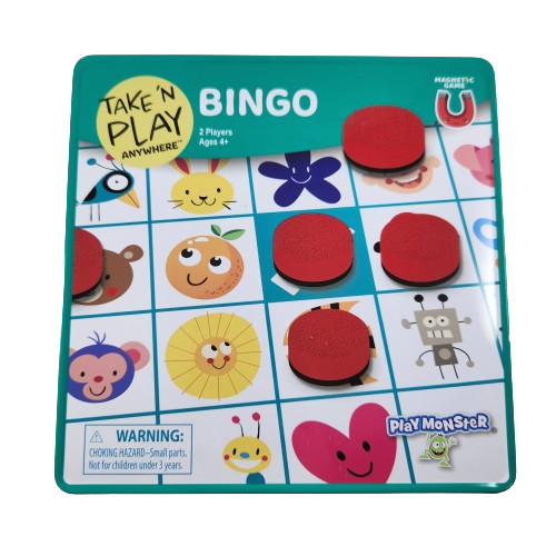Take N Play Anywhere Magnetic Bingo Play Monster Children’s Toy STEM
