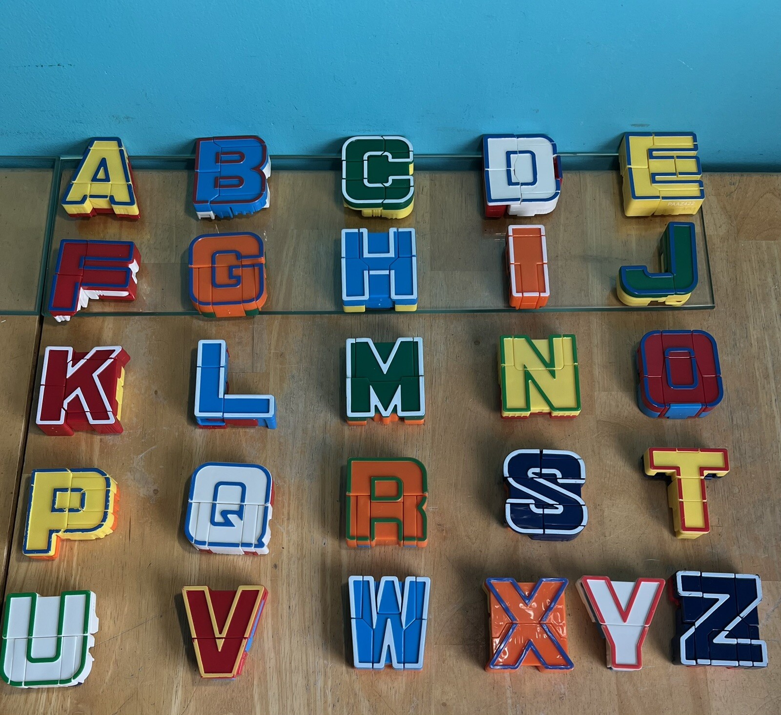 Alpha Bots Transformers Robot Fun & Educational Letters, A-Z, 26 pcs., A-41