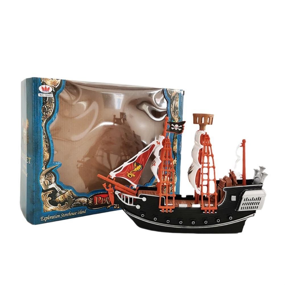 Childrens Kids Pirate Ship Pretend Toy Ornaments Durable Pirate Ship Model Kids
