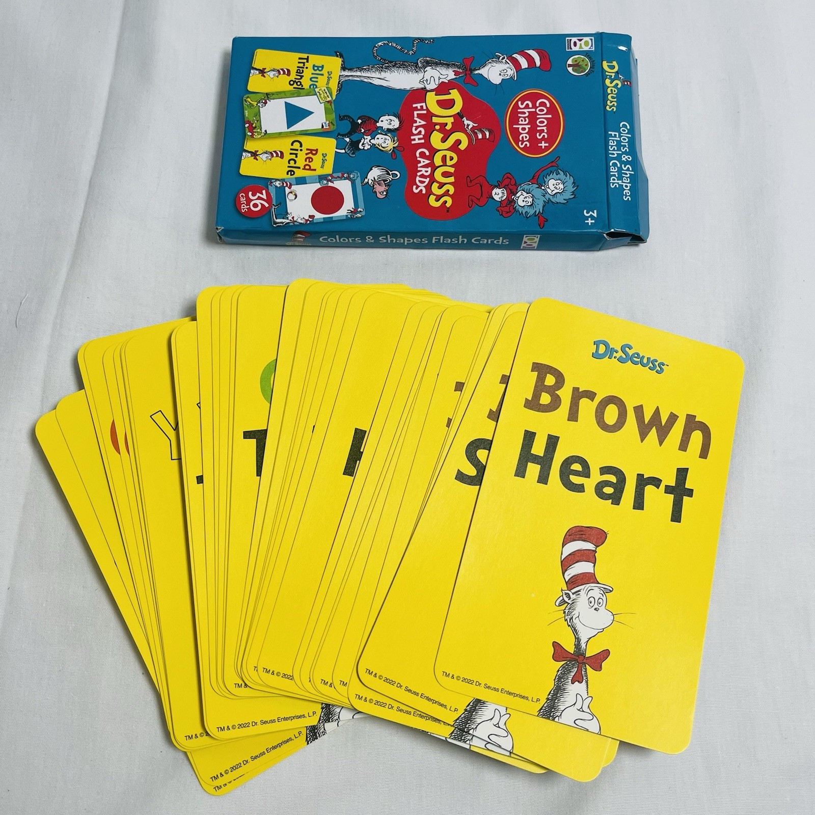 Dr. Seuss Children’s Learning Flashcards Colors & Shapes- New See Description
