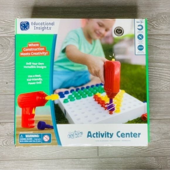 Nwt Educational Insights Design & Drill Activity Center pretend play toy game