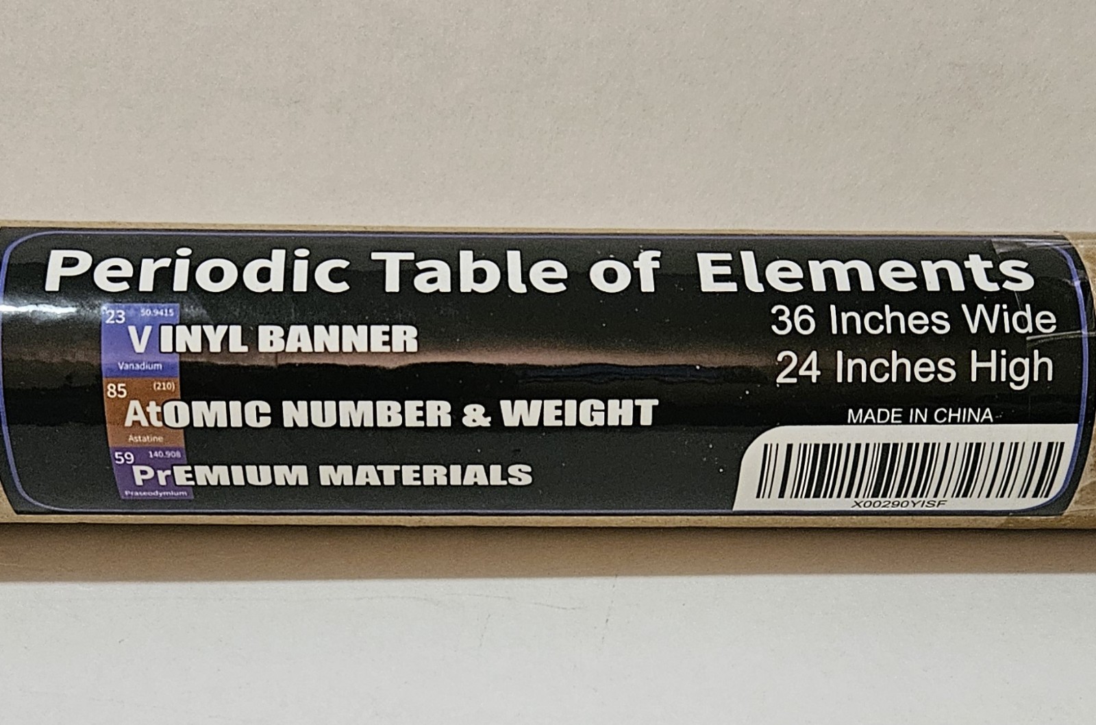 NEW Periodic Table Of Elements Vinyl Banner 36×24,I have a quantity of 10