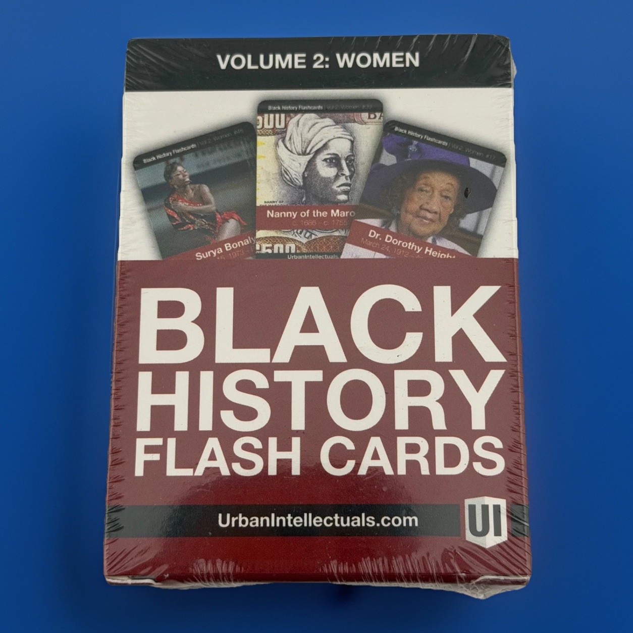 Urban Intellectuals Black History Flash Cards Vol 2 Women Sealed New USA Made